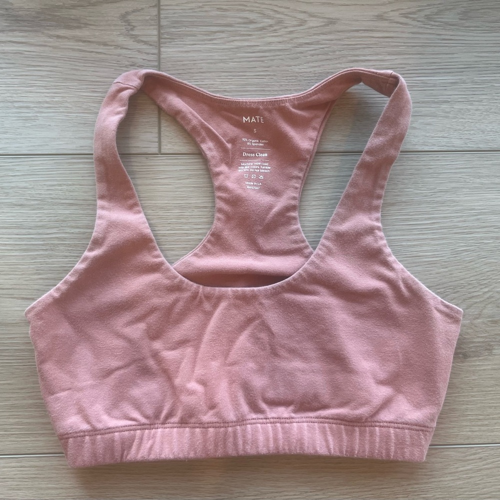MATE the Label Pink Sports Bra Intimates & Sleepwear
